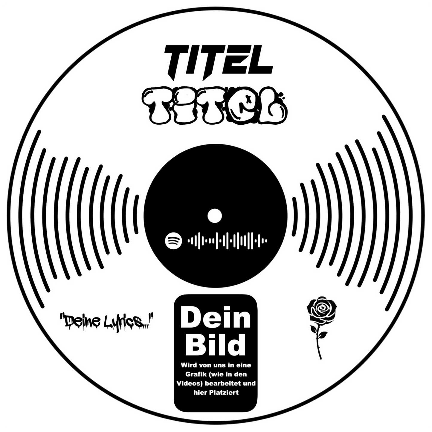 Soundtrack Sign Personalisierbar